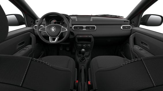 Renault Oroch Pro 2026 interior painel