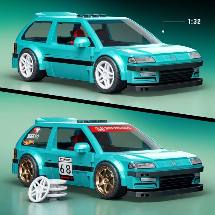Civic EF da Mattel Brick Shop (1)