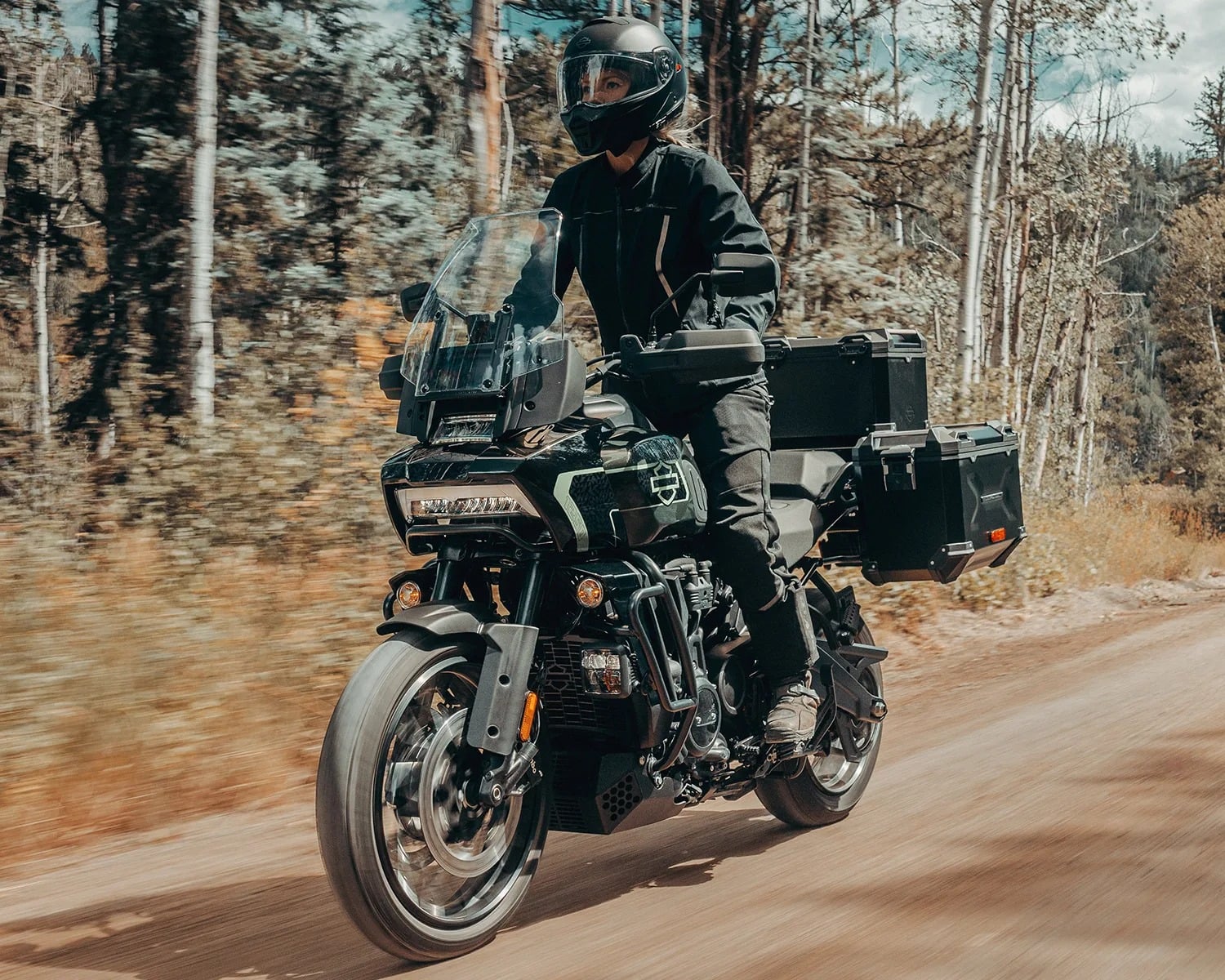 harley davidson pan america 1250 limited off road action