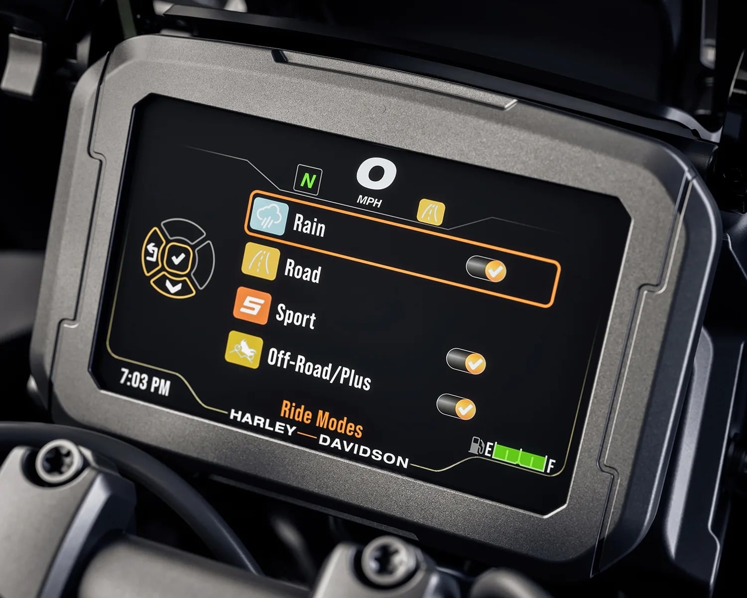 harley davidson pan america 1250 limited ride modes detail