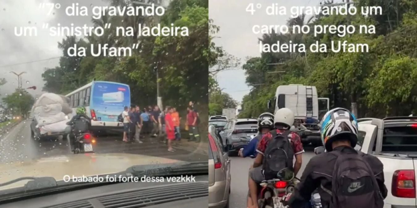 Mistério: avenida ‘amaldiçoada’ em Manaus faz carros estragarem todo dia no mesmo lugar