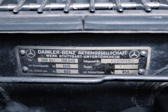 Mercedes Benz 300 SL Gullwing de 1956 16