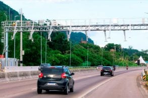 Pedágio free flow rodovia