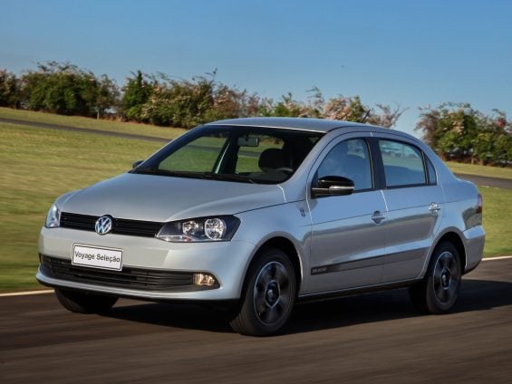 volkswagen voyage selecao 2014 prata frente