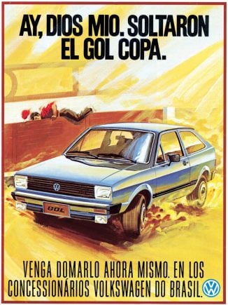Volkswagen Gol Copa 1982 propaganda