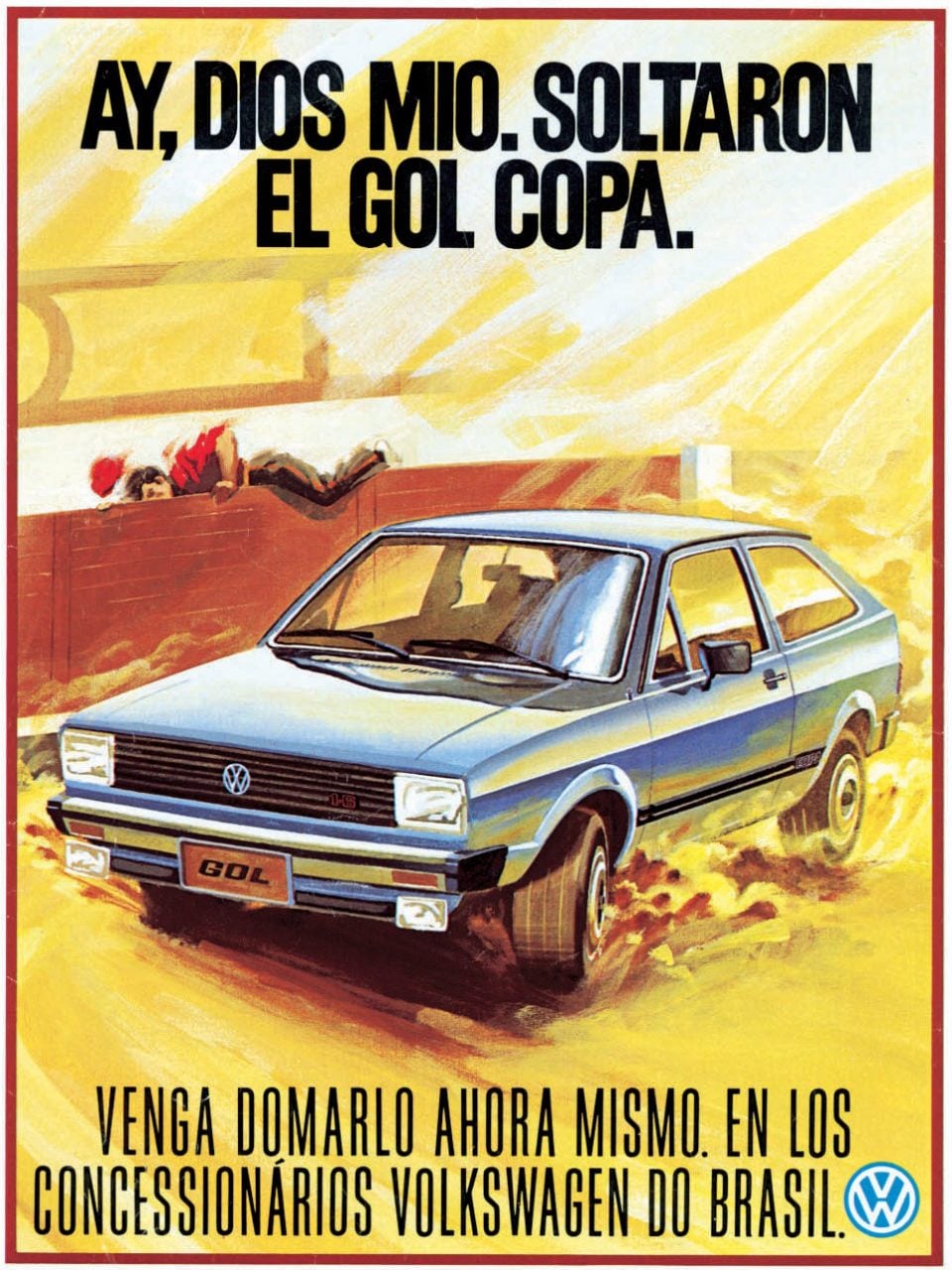 Volkswagen Gol Copa 1982 propaganda