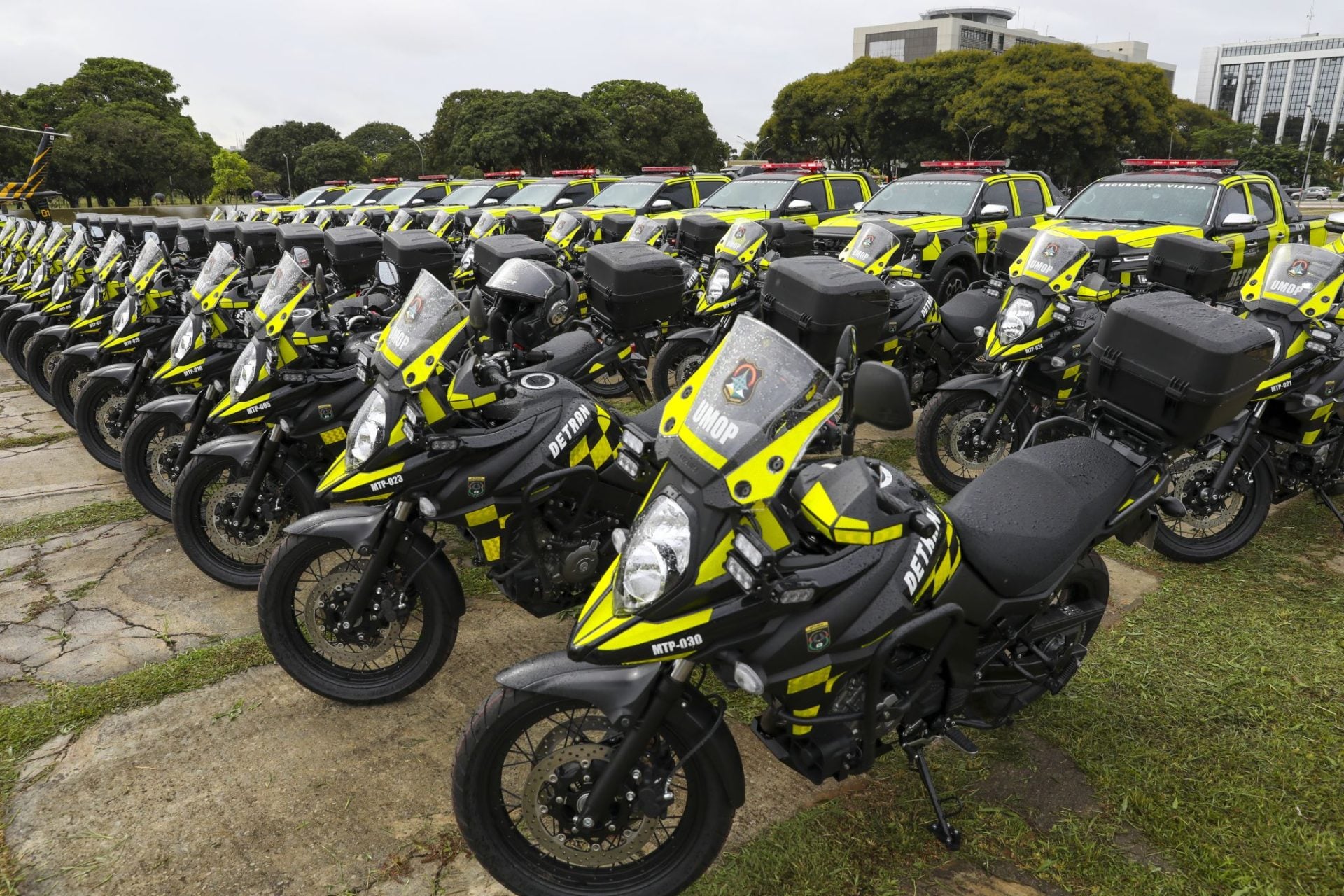 Suzuki  entregou mais de 30 V Strom 650XT para patrulhamento do Detram DF (1)