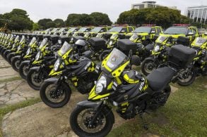 Suzuki  entregou mais de 30 V Strom 650XT para patrulhamento do Detram DF (1)