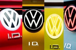 Logos da Volkswagen ID variadas