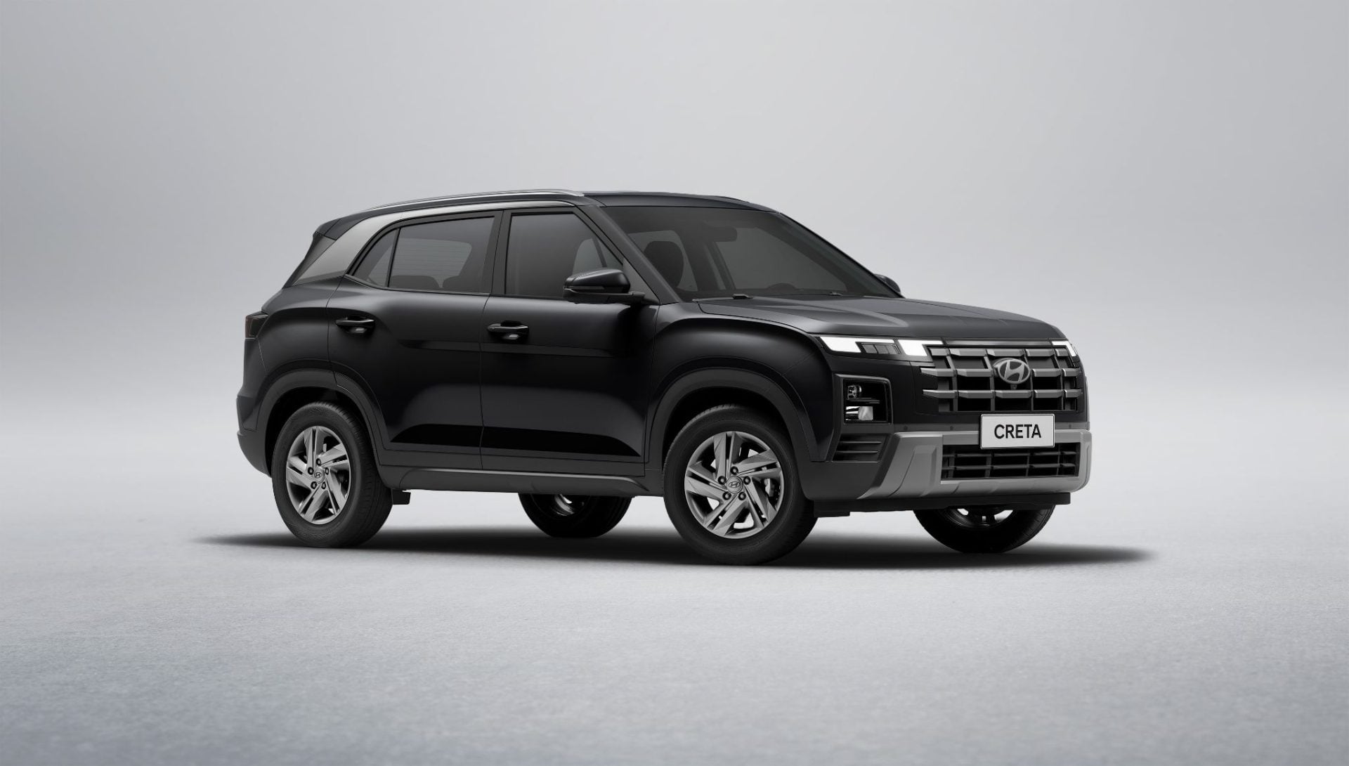 Hyundai Creta Action 2026 preto Ebony frente parado