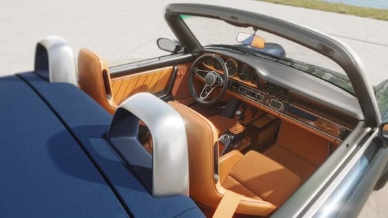 porsche 911 cabriolet reimagined by singer interior 2 698e4557419c6