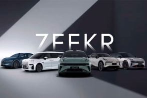 Zeekr todos os modelos da marca, arte de divulgação