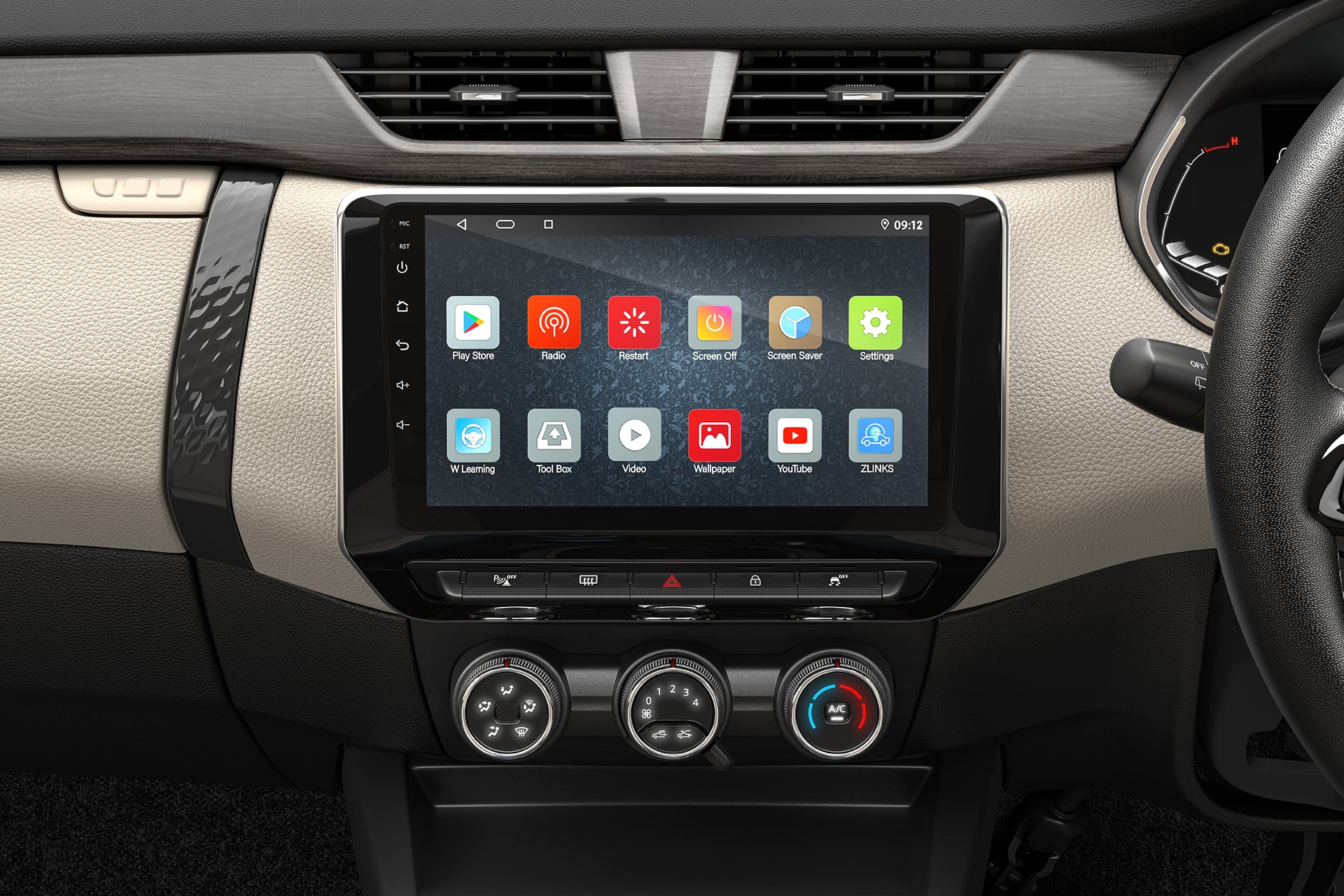 Nissan Gravite 9 inch Infotainment Screen