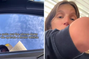 Polícia multa motorista sem mão por segurar celular com o braço direito