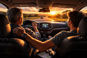 PAI E FILHO VIAJANDO ChatGPT