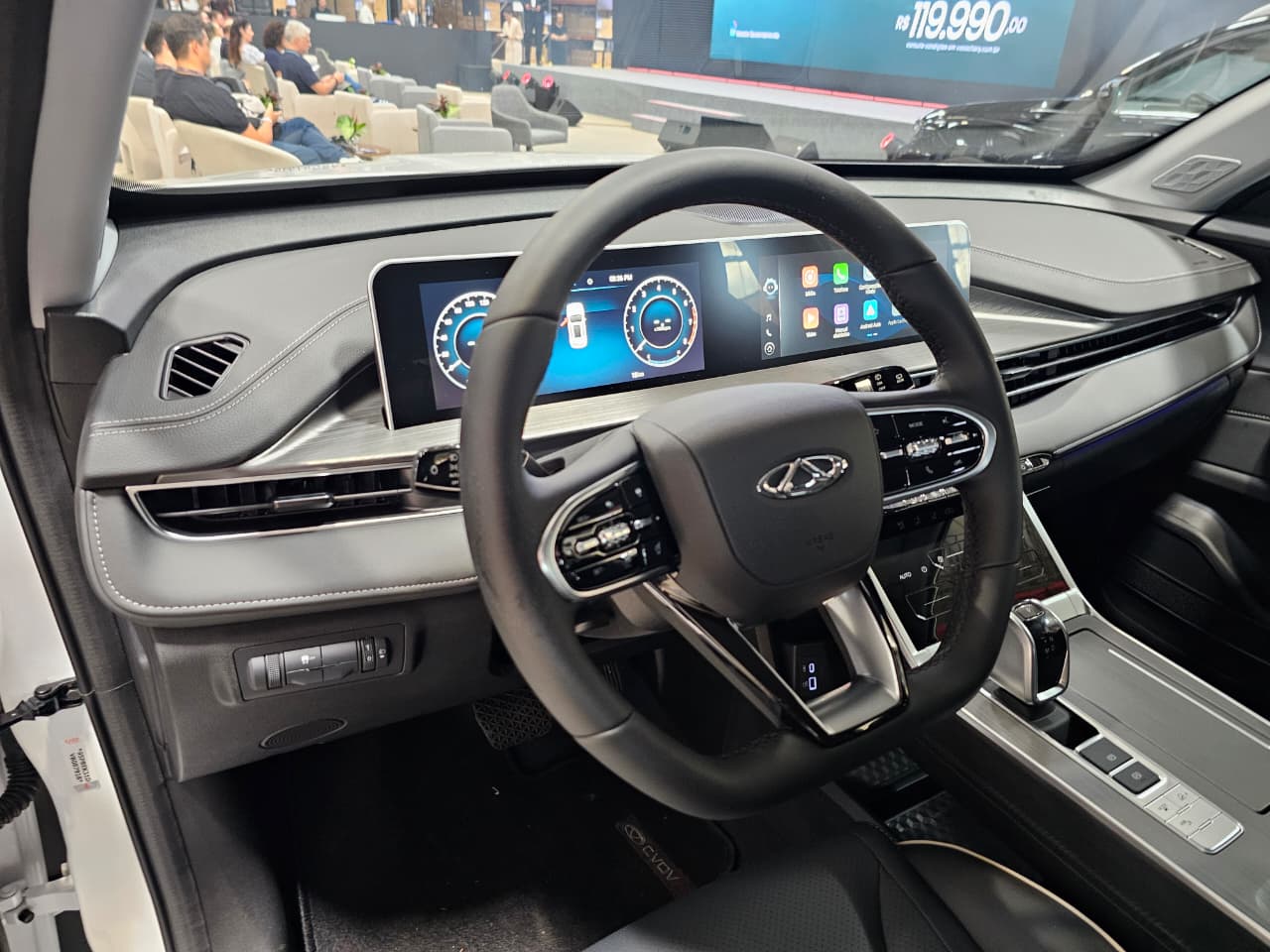 Caoa Chery Tiggo 5X 2027 interior painel volante