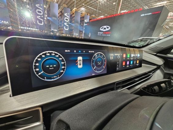 Caoa Chery Tiggo 5X 2027 interior painel digital