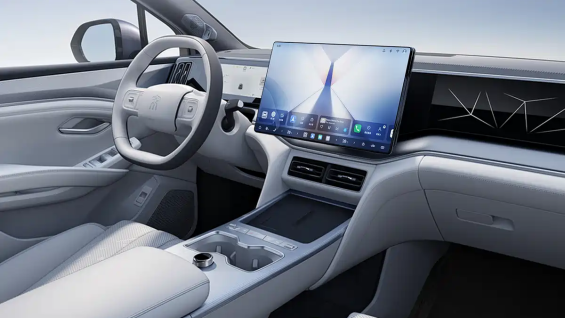 Interior oficial do BYD Song Ultra EV de 362 cv