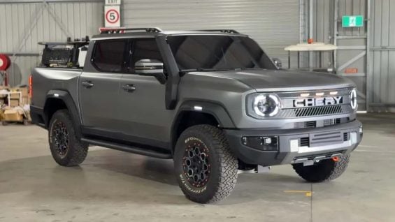 Chery revela conceito kp31, picape híbrida plug-in a diesel que mira o mercado brasileiro