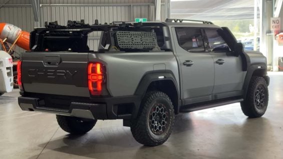 Chery revela conceito kp31, picape híbrida plug-in a diesel que mira o mercado brasileiro 4