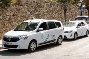 Spanish taxis in Málaga