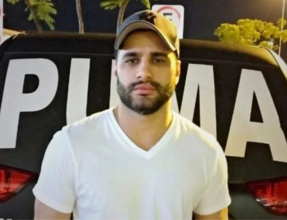 Luiz Phillipi Machado de Moraes Mourão em foto divulgada pela PRF