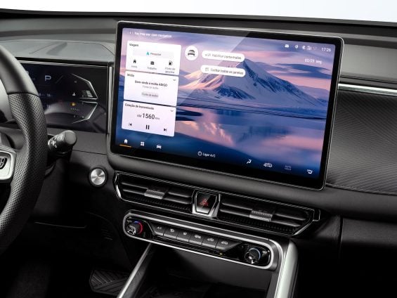 GAC GS3 2026 interior central multimídia