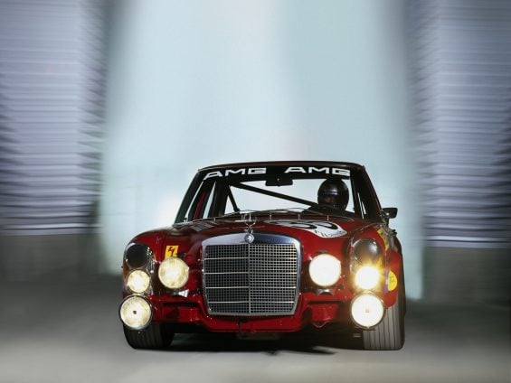 mercedes benz amg 300 sel 6 3 race car 2 RED PIG