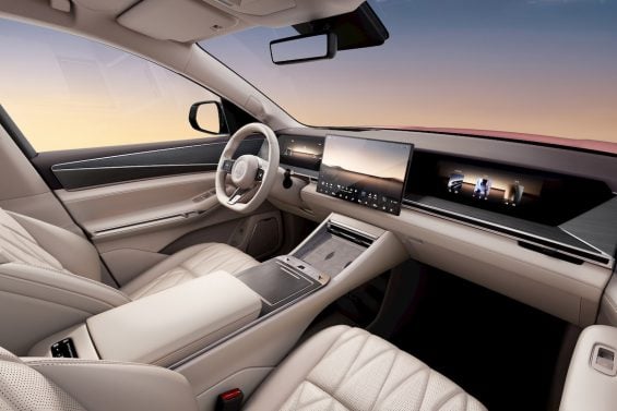 BYD flagship electric SUV interior