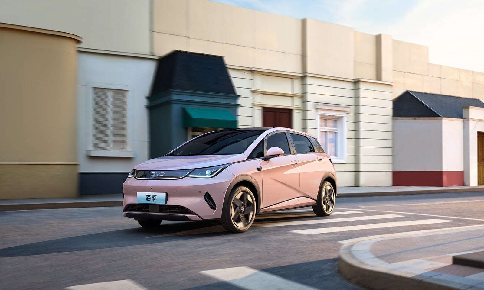 BYD Dolphin reestilizado frente parado