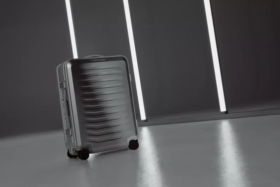 Coleção Porsche Design de malas de viagem Roadster Aluminium Trolley 6