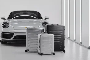 Coleção Porsche Design de malas de viagem Roadster Aluminium Trolley