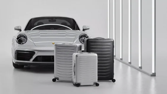 Coleção Porsche Design de malas de viagem Roadster Aluminium Trolley
