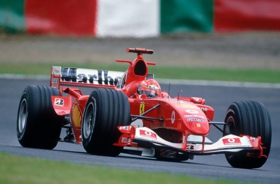 ferrari f2004 frente