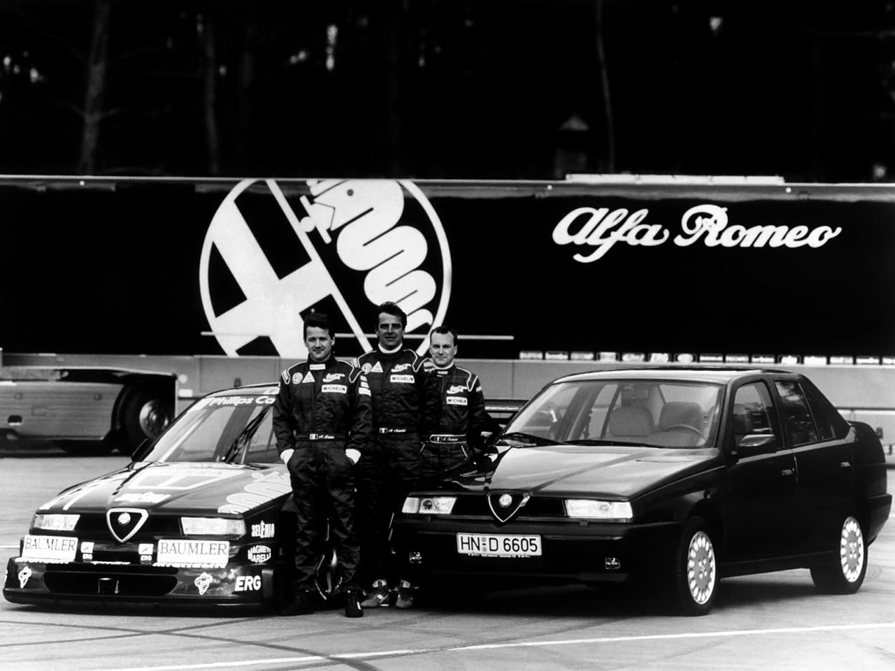 alfa romeo 155 alessandro nannini nicola larini