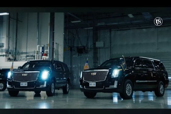 Cadillac Escalade frota presidencial de Donald Trump 2