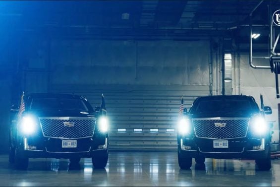 Cadillac Escalade frota presidencial de Donald Trump