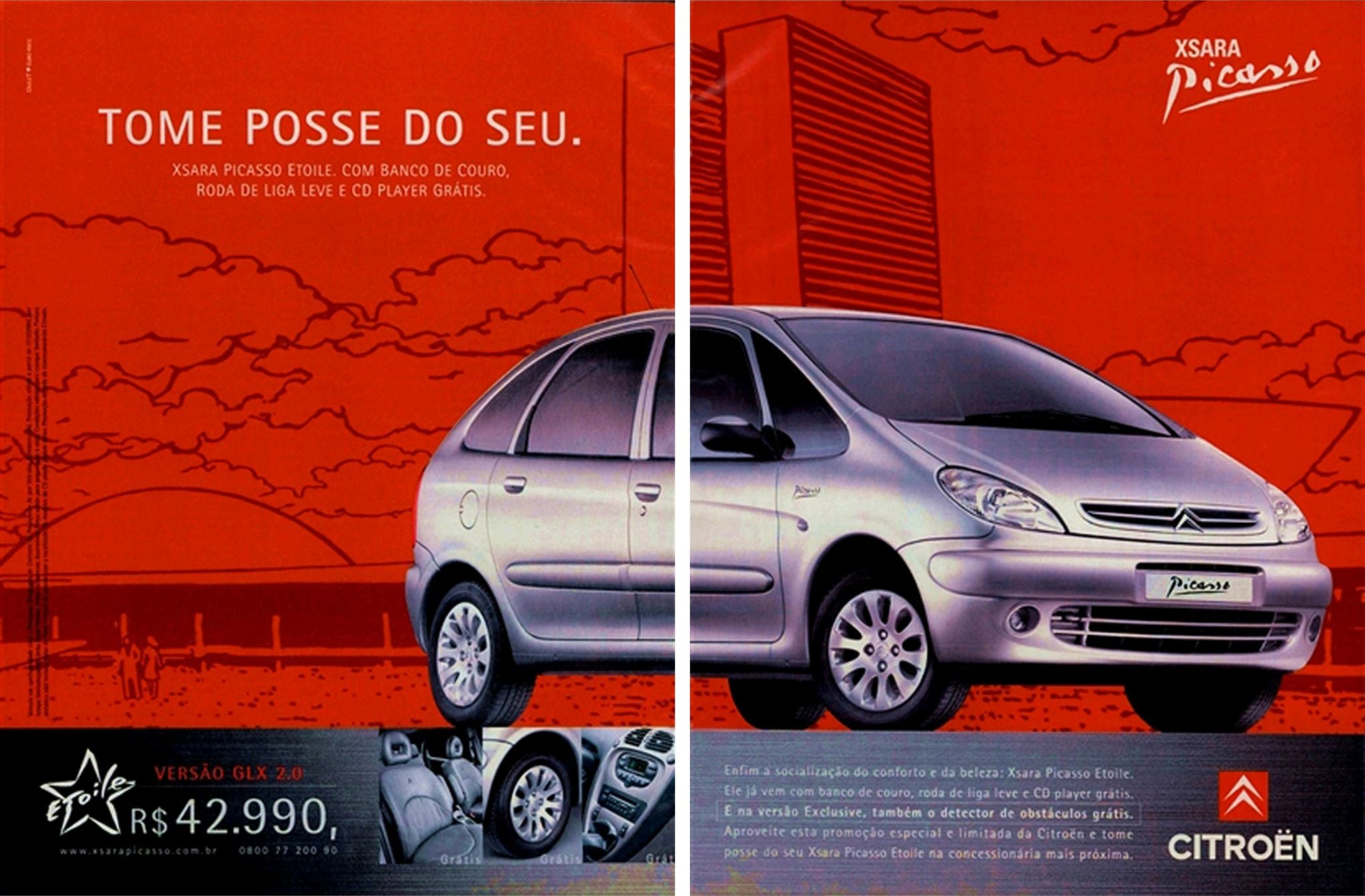 Propaganda de época Citroën Xsara Picasso Etoile