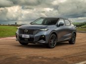 GAC GS3 2026 cinza frente em movimento