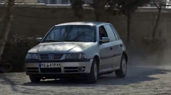 Volkswagen Gol no filme iraniano Negar