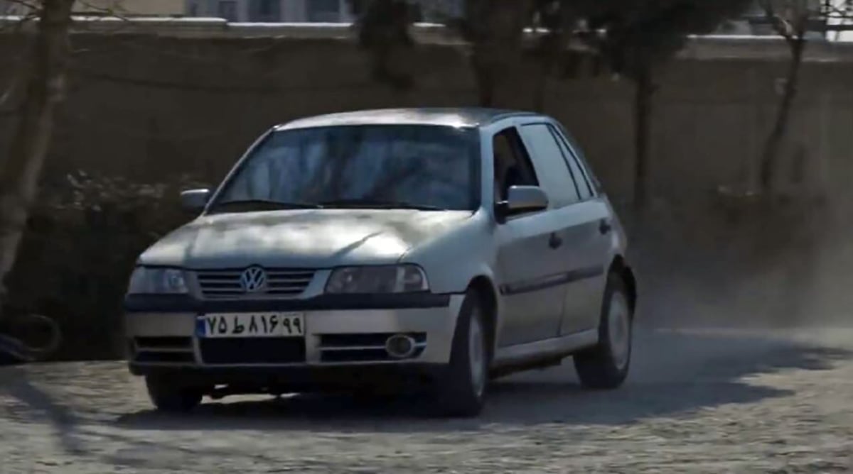 Volkswagen Gol no filme iraniano Negar