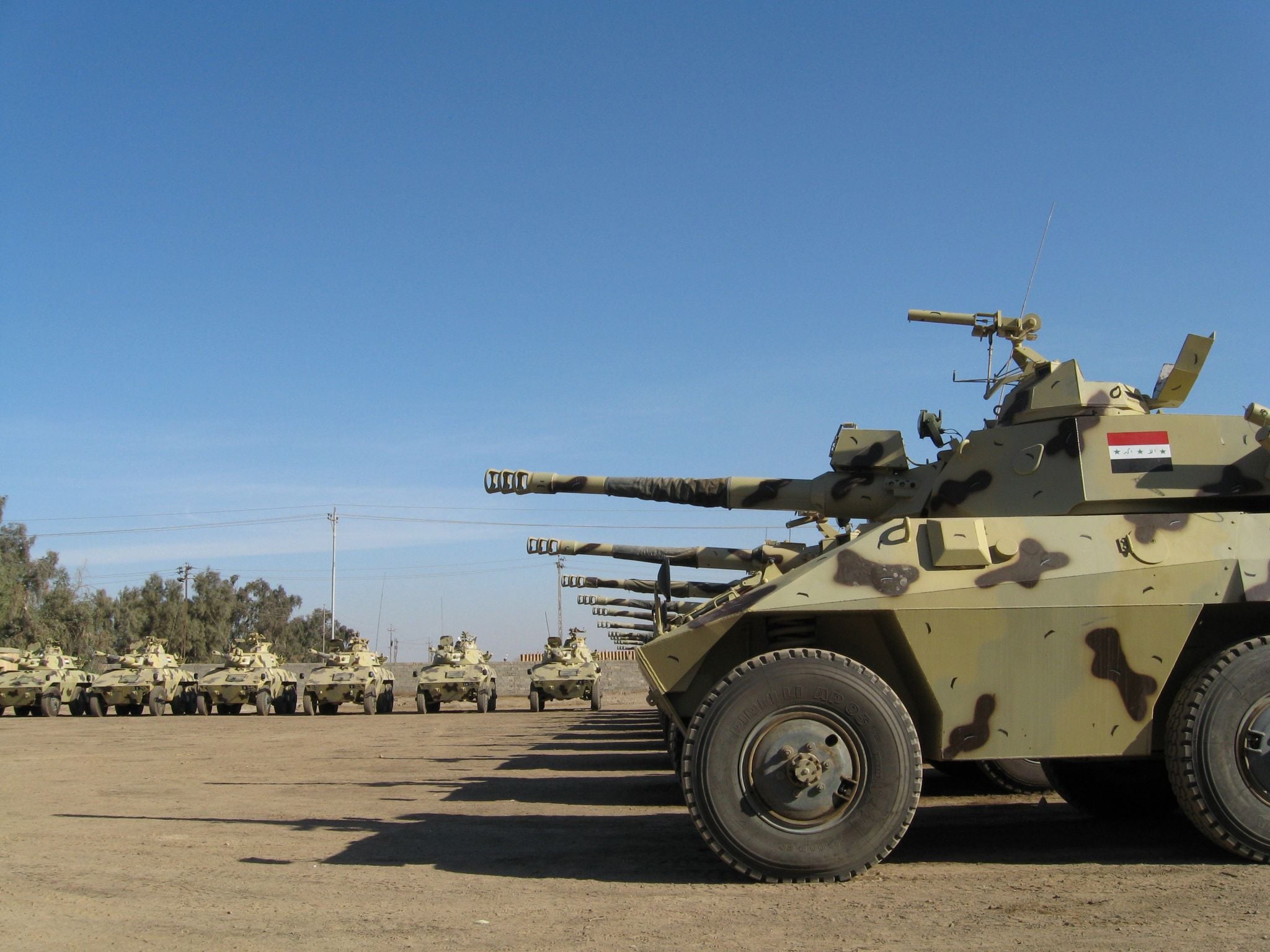 Iraqi Army unit receives armored vehicles