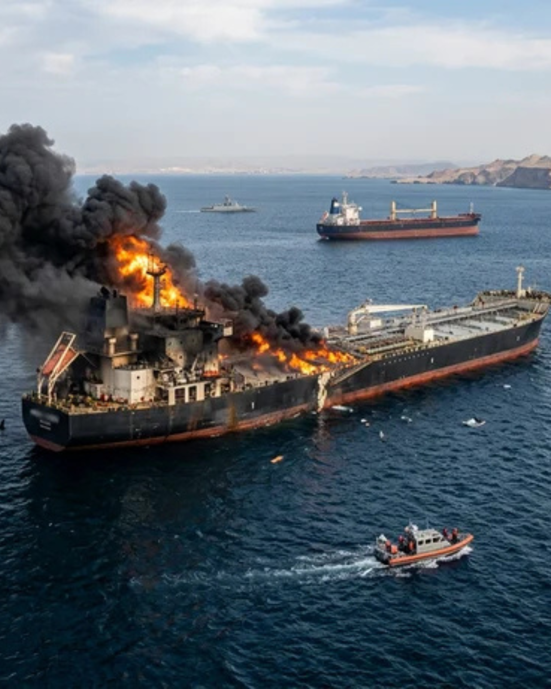 navio bombardeado estreito ormuz navio bombardeado estreito ormuz