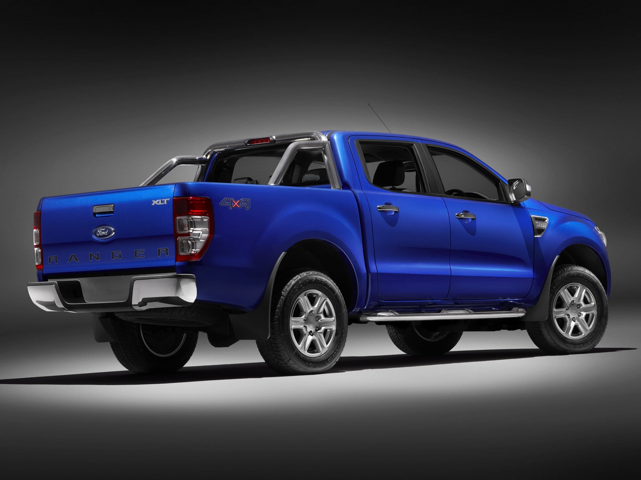 FORD RANGER 2015 AZUL TRASEIRA E LATERAL