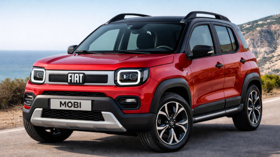 Fiat Mobi segunda geração feita por IA