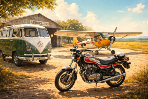 Clássicos dos anos 80 ao entardecer