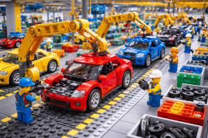 LINHA DE MONTAGEM LEGO CKD SKD ChatGPT