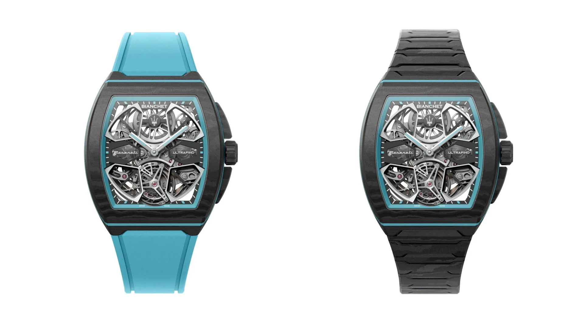 Maserati x bianchet ultrafino relogio