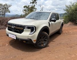 FORD MAVERICK TREMOR 2025 BEGE FRENTE LATERAL TRASEIRA (4)