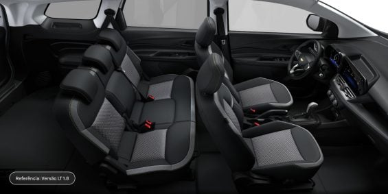 Chevrolet Spin LTZ 2027 5 lugares interior